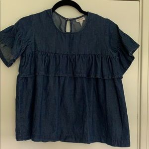 Girls Cat & Jack denim top